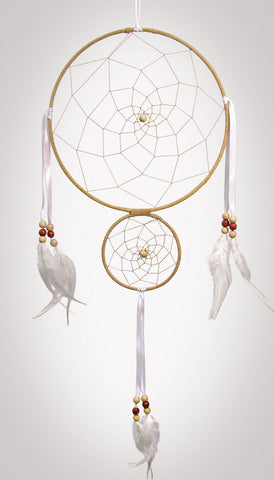 Item #owg001 – 8" Double Ring Dream catcher