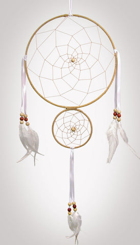 Item #owg001 – 8" Double Ring Dream catcher